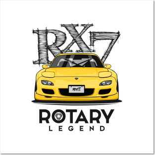 Mazda RX7 - Rotary Legend Posters and Art